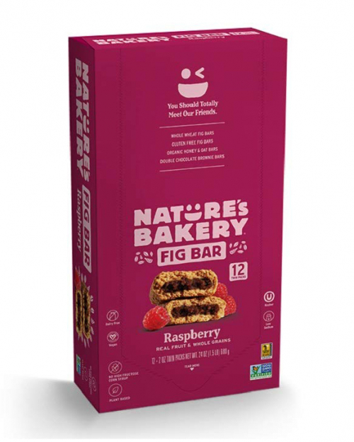 Nature’s Bakery Whole Wheat Fig Bars, Raspberry (6 pack)