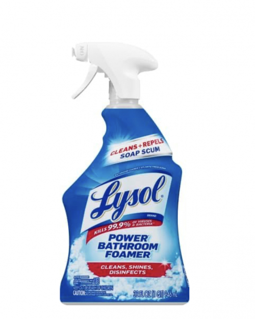 Lysol Power Foaming Cleaning Spray for Bathrooms 32oz
