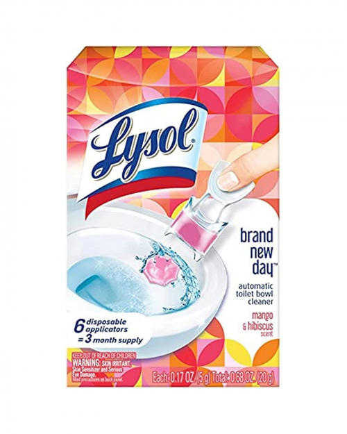 Lysol Click Gel Automatic Toilet Bowl Cleaner, 6 Count