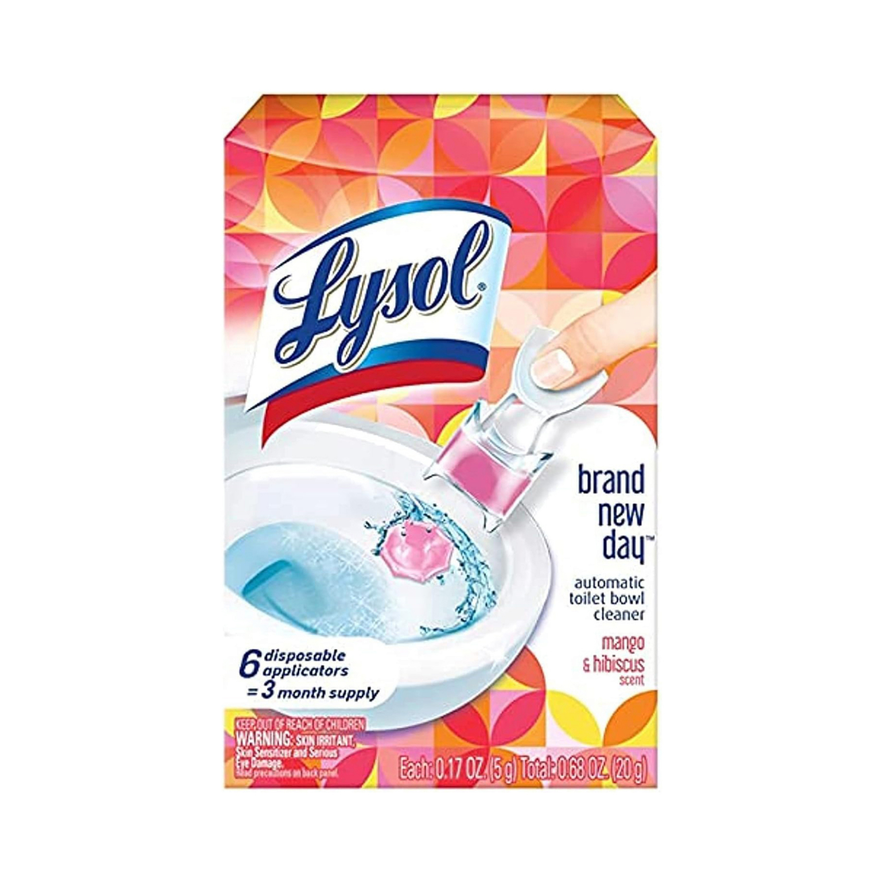 Lysol Click Gel Automatic Toilet Bowl Cleaner, 6 Count