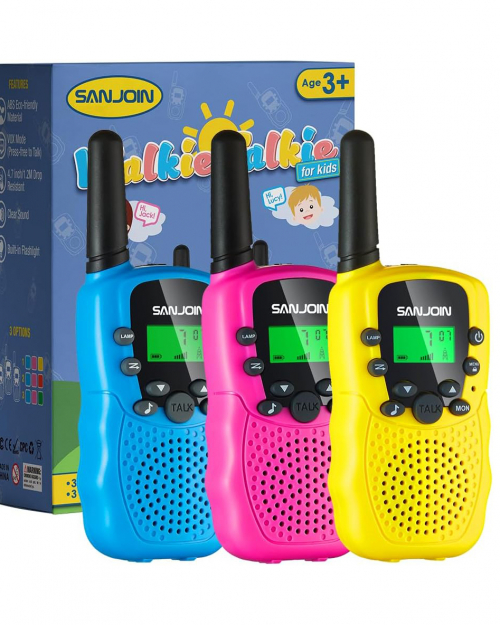 Walkie Talkies for Kids Toys for Boys Girls 4-6, 3 Miles Range