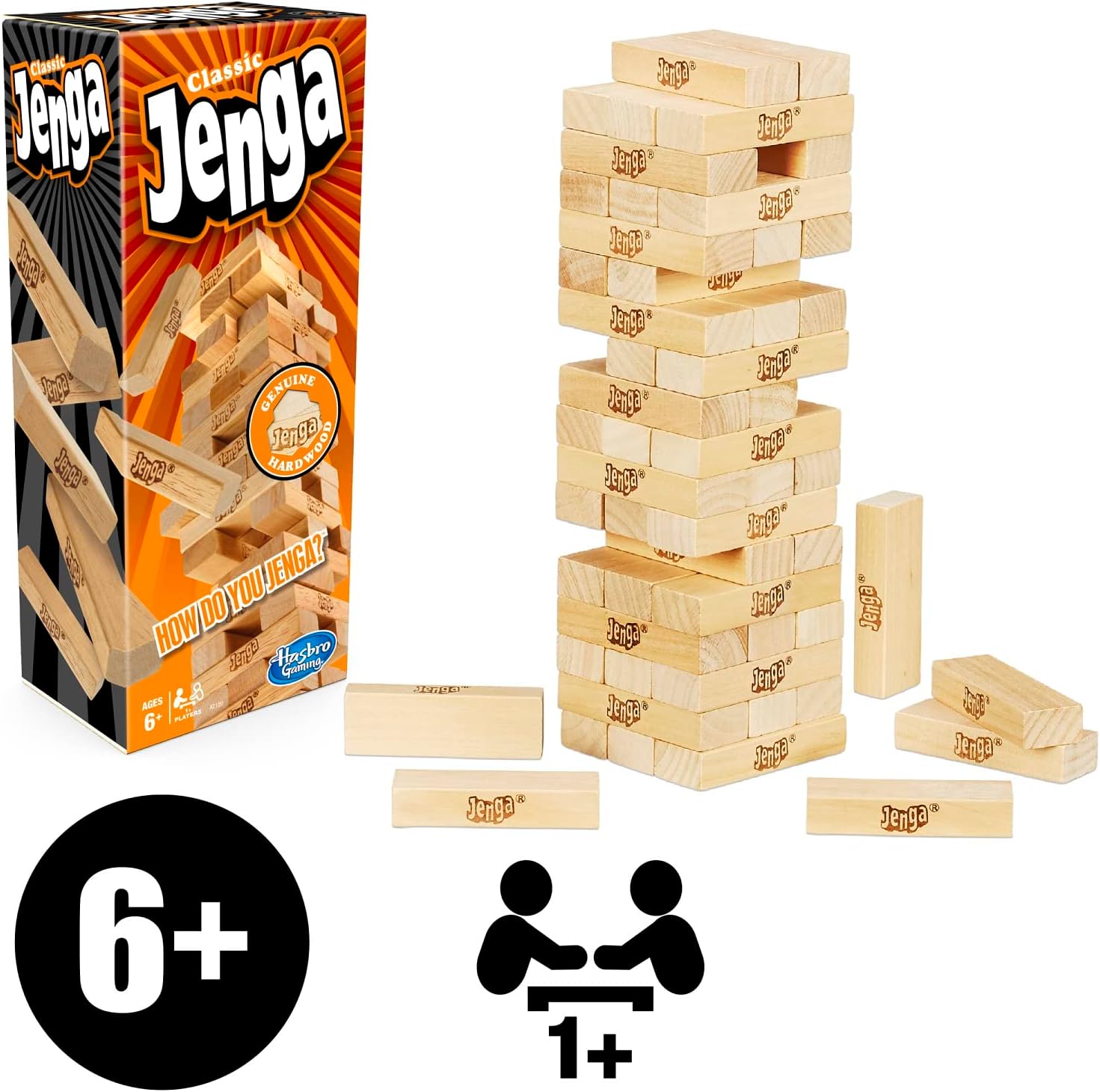 Hasbro Gaming Jenga Classic Game - Image 2