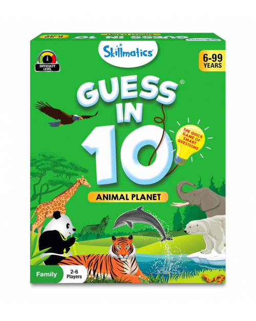 Skillmatics Card Game - Guess in 10 Animal Planet