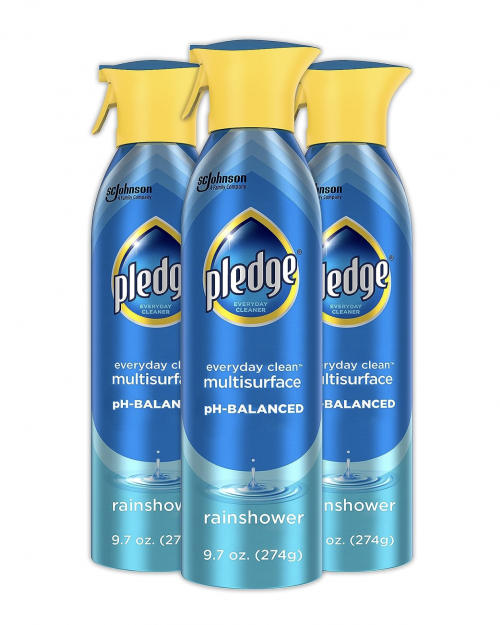 Pledge Everyday Clean Multi Surface Cleaner & Antibacterial Spray Aerosol Citrus, 9.7 oz (Pack of 1)