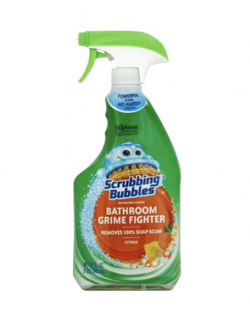 Scrubbing Bubbles Disinfectant Bathroom Grime Fighter Spray, Citrus, 32 fl oz